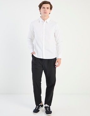 Camisa casual That's It de algodón manga larga para hombre
