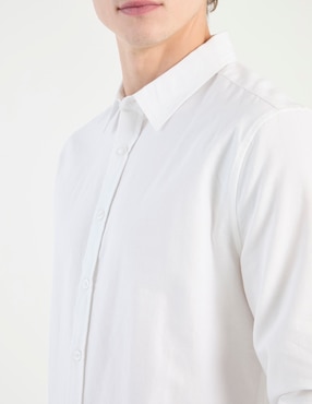 Camisa casual That's It de algodón manga larga para hombre