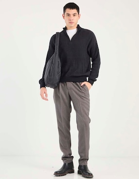 Suéter Hollister cuello con cierre para hombre