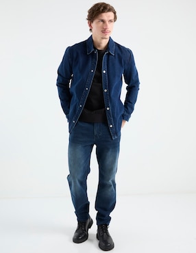 Jeans straight That's It deslavado para hombre