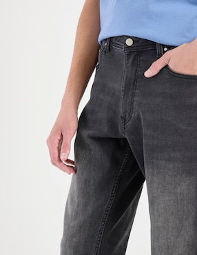 Jeans straight That's It deslavado para hombre