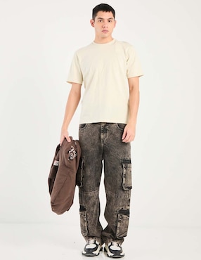 Playera Hollister cuello redondo para hombre