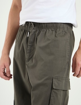Pantalón cargo recto Calvin Klein de algodón para hombre