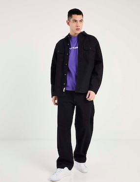 Jeans Calvin Klein straight lavado obscuro para hombre