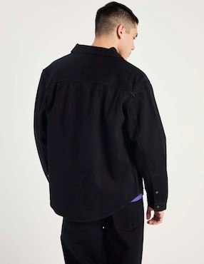 Sobrecamisa casual Calvin Klein de algodón manga larga para hombre
