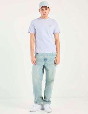 Playera Guess Jeans cuello redondo para hombre