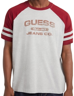 Playera Guess Jeans cuello redondo para hombre