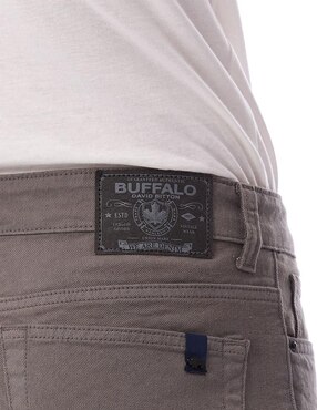 Pantalón regular Buffalo Jeans David Bitton de gabardina para hombre
