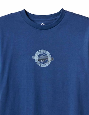 Playera Quiksilver Yin Vortex Mt0 cuello redondo para hombre