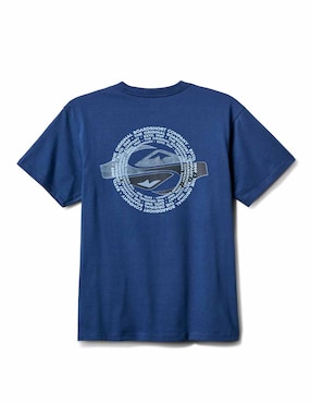Playera Quiksilver Yin Vortex Mt0 cuello redondo para hombre