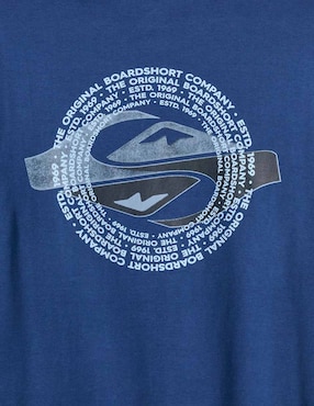 Playera Quiksilver Yin Vortex Mt0 cuello redondo para hombre