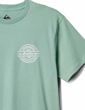 Playera Quiksilver Mirrored Mt0 cuello redondo para hombre