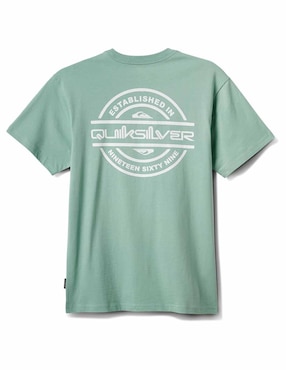 Playera Quiksilver Mirrored Mt0 cuello redondo para hombre