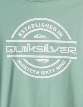 Playera Quiksilver Mirrored Mt0 cuello redondo para hombre
