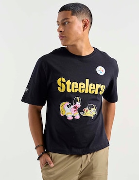 Playera Tee Bar Bob Esponja cuello redondo para hombre