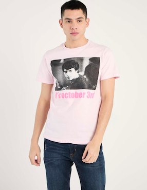 Playera Tee Bar october 3 rd cuello redondo para hombre