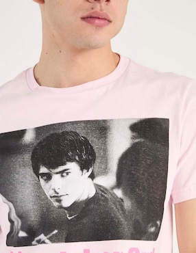 Playera Tee Bar october 3 rd cuello redondo para hombre