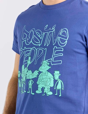 Playera Hey Arnold! cuello redondo para hombre