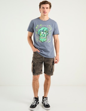 Playera Tee Bar Scooby-Doo cuello redondo para hombre