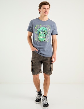 Playera Tee Bar Scooby-Doo cuello redondo para hombre
