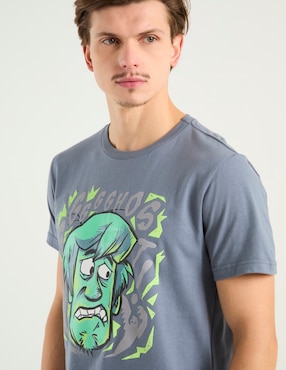Playera Tee Bar Scooby-Doo cuello redondo para hombre