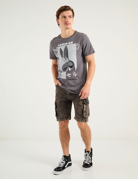 Playera Tee Bar Dragon Ball Z Cell cuello redondo para hombre