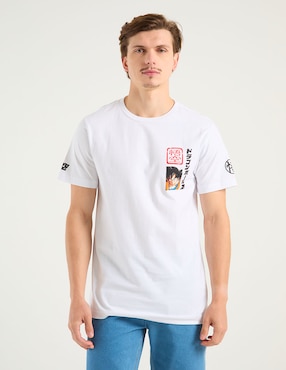 Playera Tee Bar Dragon Ball Z cuello redondo para hombre