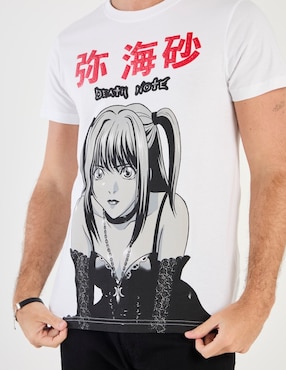 Playera Tee Bar misa amane cuello redondo para hombre