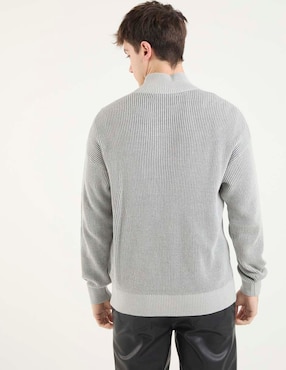 Suéter Hollister cuello con cierre para hombre