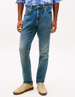 Jeans slim Tommy Jeans deslavado para hombre