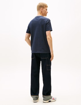 Playera Tommy Jeans Badge cuello redondo para hombre