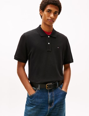 Playera tipo polo Tommy Jeans Classic Flag para hombre