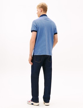 Playera tipo polo Tommy Jeans Linear para hombre
