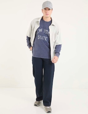 Playera Hollister cuello redondo para hombre