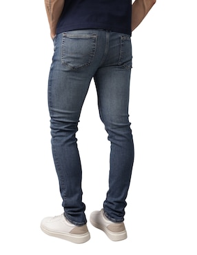 Jeans skinny American Eagle Mens Skinny Denim lavado medio para hombre