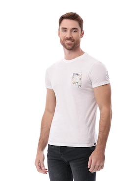 Playera Buffalo cuello redondo para hombre