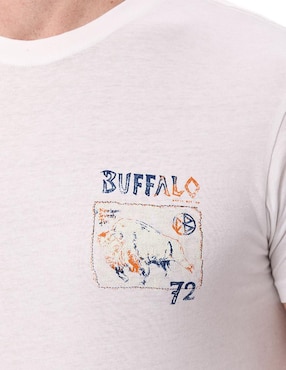 Playera Buffalo cuello redondo para hombre
