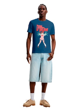 Playera Dandadan cuello redondo para hombre