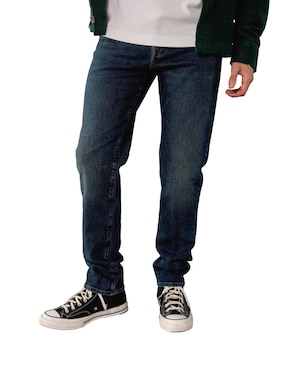 Jeans straight American Eagle Mens Slim Straig lavado obscuro para hombre