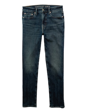 Jeans straight American Eagle Mens Slim Straig lavado obscuro para hombre