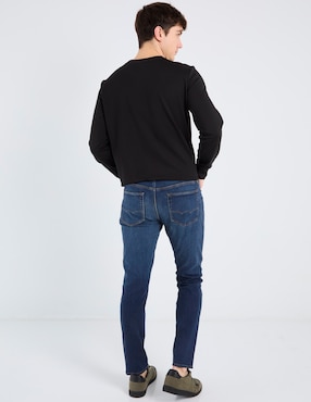 Jeans skinny American Eagle deslavado para hombre
