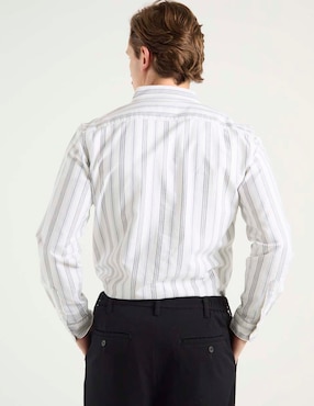 Camisa casual American Eagle manga larga para hombre