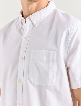 Camisa casual American Eagle manga corta para hombre