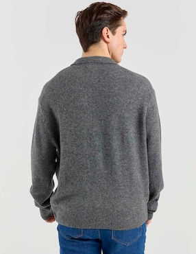 Suéter American Eagle cuello polo para hombre