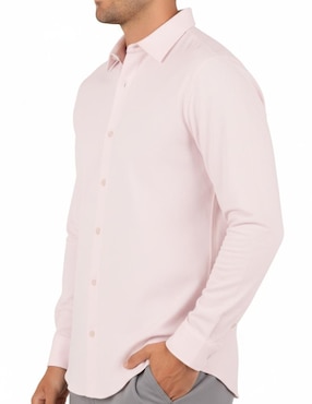 Camisa playa Ocean Slave de lino manga larga para hombre