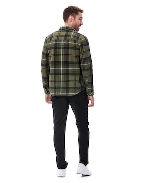 Camisa casual Buffalo jeans david bitton manga larga para hombre