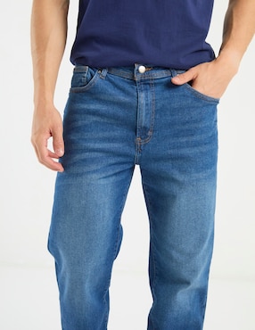 Jeans straight That's It lavado medio para hombre