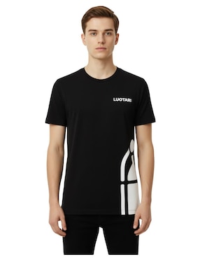 Playera Luqtari cuello redondo para hombre