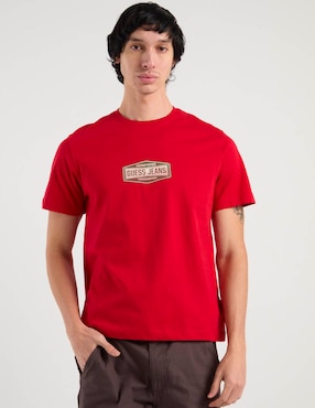 Playera Guess Jeans cuello redondo para hombre