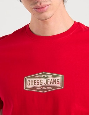 Playera Guess Jeans cuello redondo para hombre